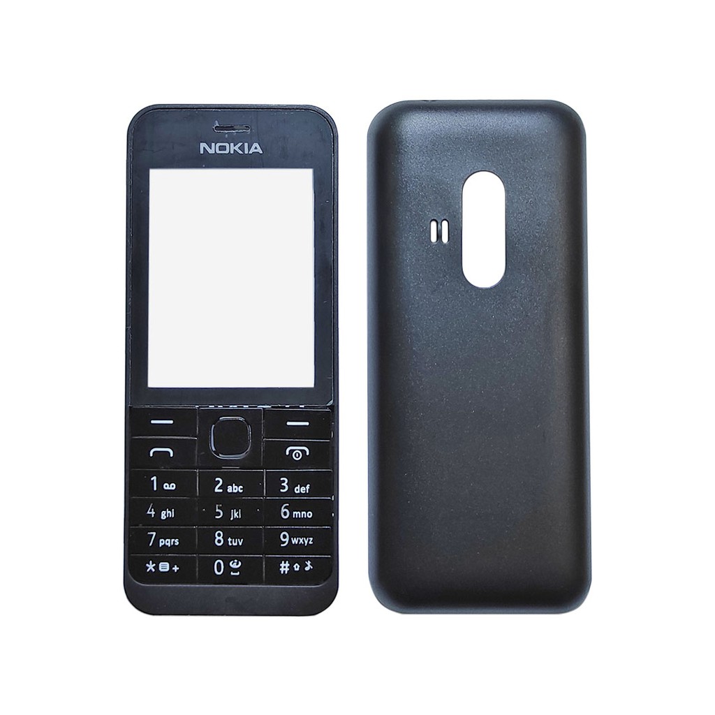 CASING NOKIA 206 KESING + BACK COVER WARNA RANDOM