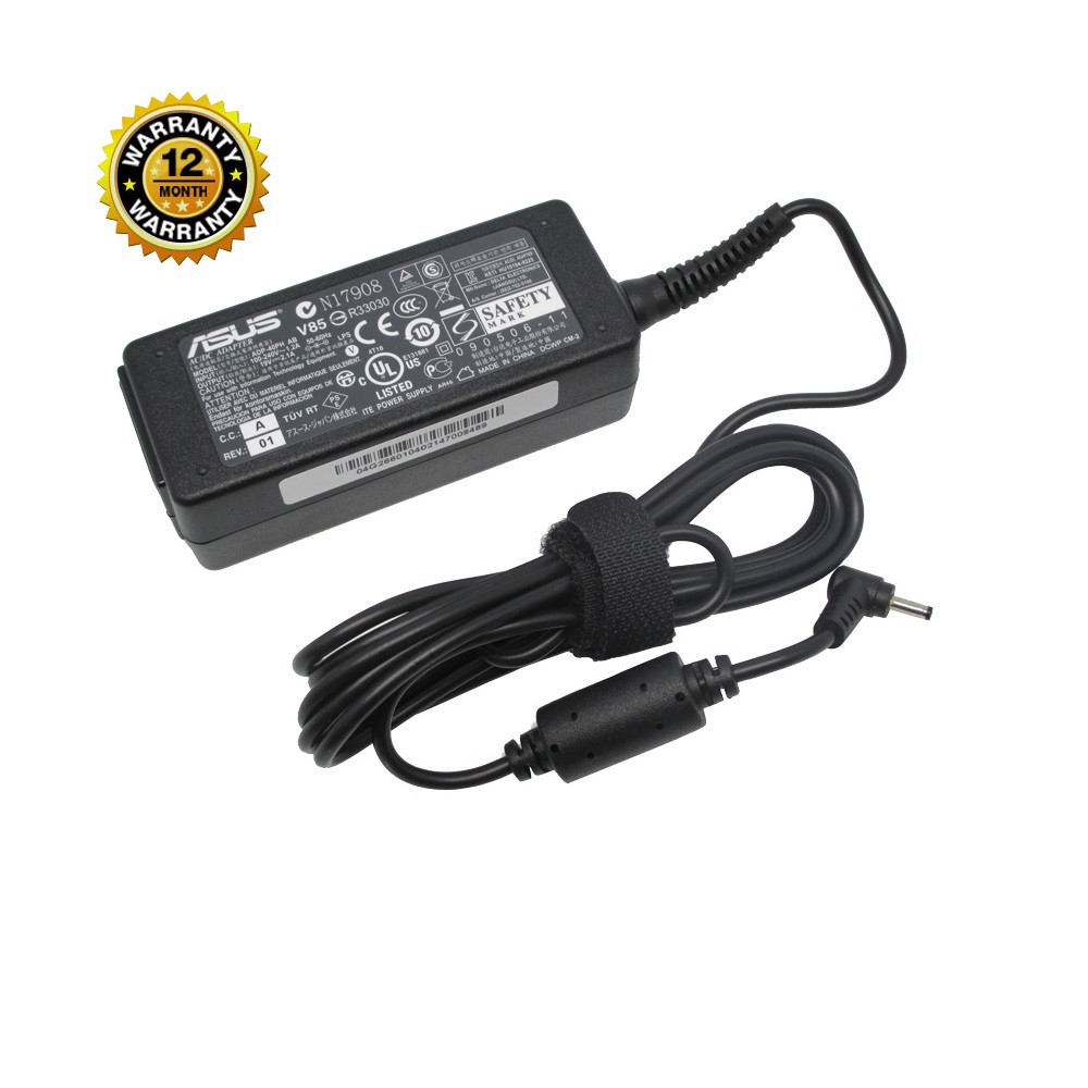 ASUS ASLI ORI Original CAS AN CASAN Adaptor Charger Laptop Notebook Mini 19V 2.1A (2.5*0.7) Berikut 