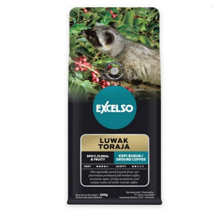 

Excelso Luwak Toraja ground 200gr