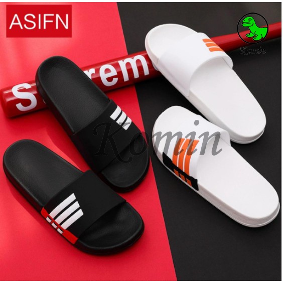 Sandal Flat Karet Unisex Pria Sandal Wanita Sandal Karet Sandal Slip On Sendal Slop Santai Sandal Unisex Daily