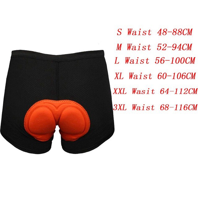 Celana Sepeda/Balight Celana Sepeda RPM Cycling Short dengan 3D Padded Sponge Size M/L/XXL - Black
