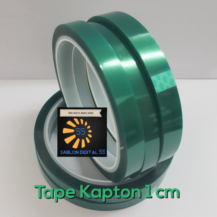 

Sale!!! Kapton Tape Isolasi Tahan Panas 10Mm (1 Cm) Limited