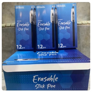 

pulpen hapus bazic isi 12pcs
