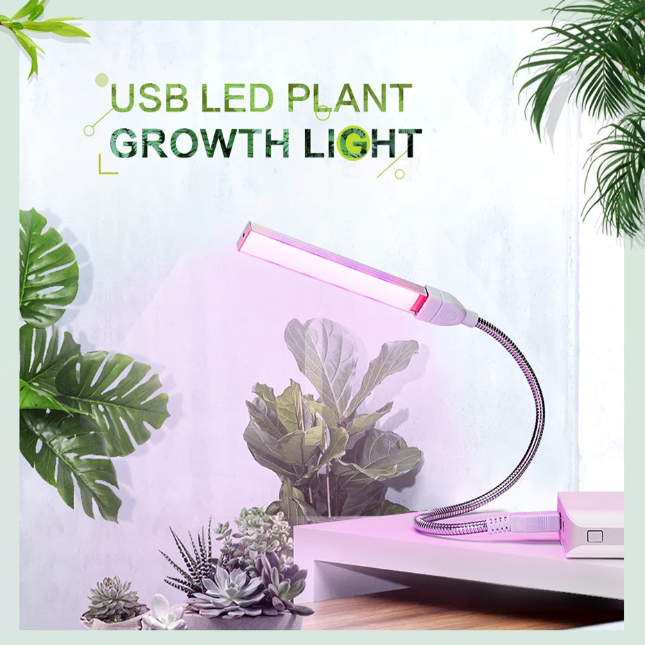 LED USB Full Spectrum Grow Lamp/  5V 10W  Small Portable Plant Growth Lamp