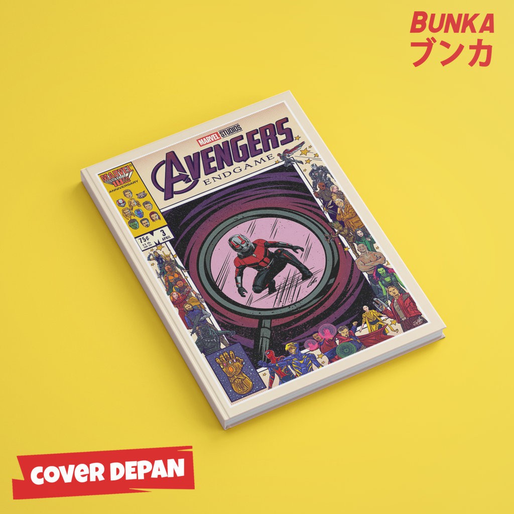 

Notebook Marvel Avengers Antman Hardcover A5 Buku Tulis Catatan Note Agenda Planner Jurnal