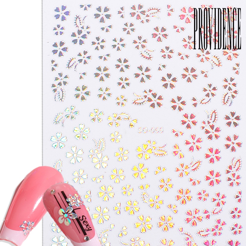 Providence Stiker Kuku DIY Gambar Bunga Untuk Nail Art