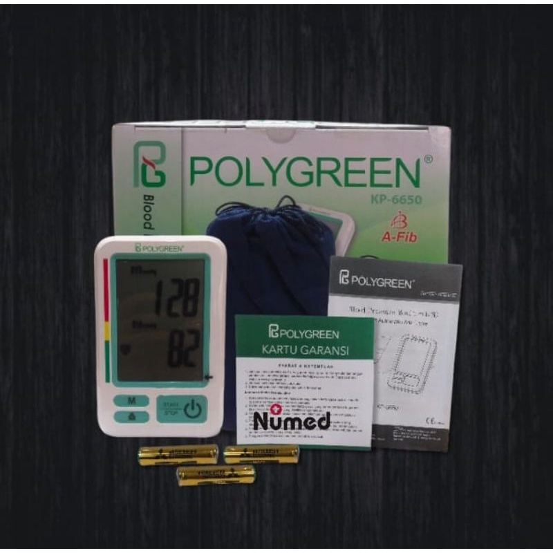 Tensimeter Digital Original Polygreen KP 6650 Lengan Atas Tensi Polygreen KP6650