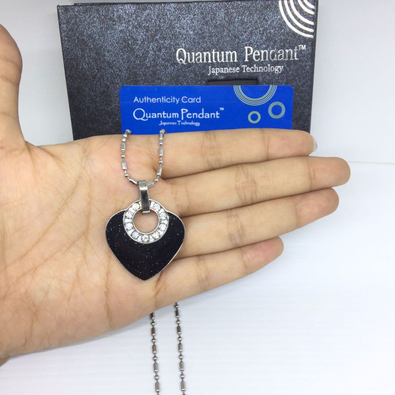 Kalung Kesehatan Terapi Asli - Quantum pendant asli - kalung kesehatan bio energi - kalung kesehatan liontin love biru