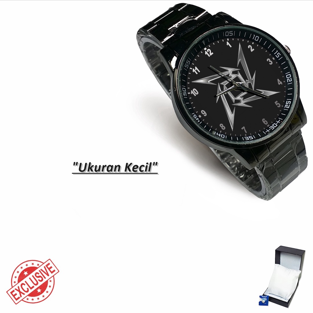 Jam Tangan Rantai Couple METALLICA BAND 01 (Awesome)