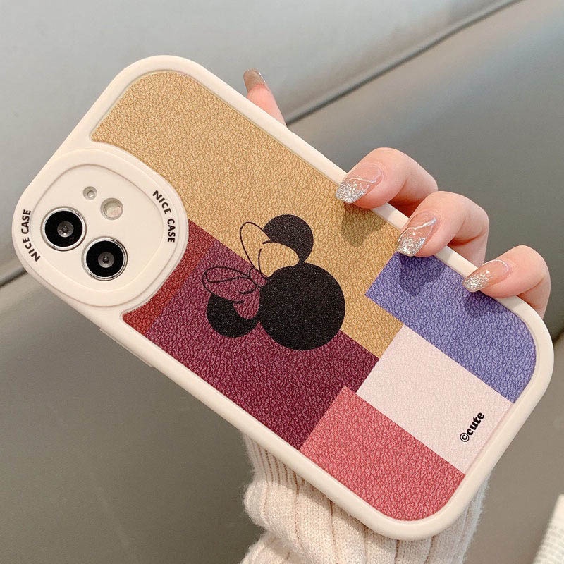 Casing IPhone 12 13 11 Pro Max X Xs Max Xr 7 8 Plus Fes1 Motif Kartun Tikus