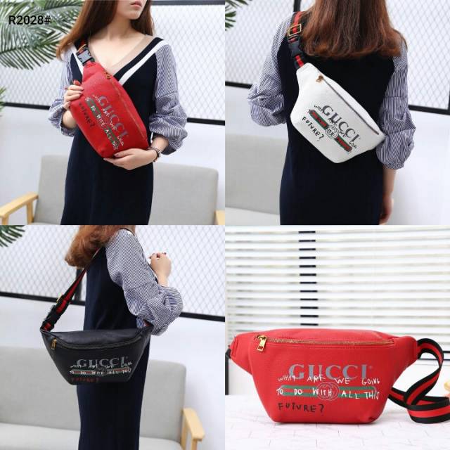 Tas pinggang gucci coco capitan import china