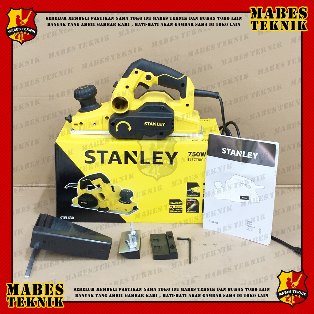 MESIN SERUT KAYU KETAM STANLEY STEL630 / PLANNER STANLEY STEL 360