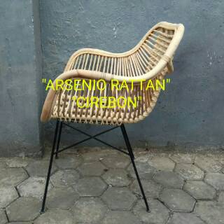 Kursi Teras Cafe Rotan Alam Kaki Besi HARGA GROSIR ARSENIO Kursi Teras Cafe Rotan Alam Kaki Besi HARGA GROSIR ARSENIO