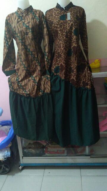 Gamis Meisya Style Rampel Miring.ld 105,110 & Jumbo Ld 120 Pb 140.batik Pekalongan.rempel Samping