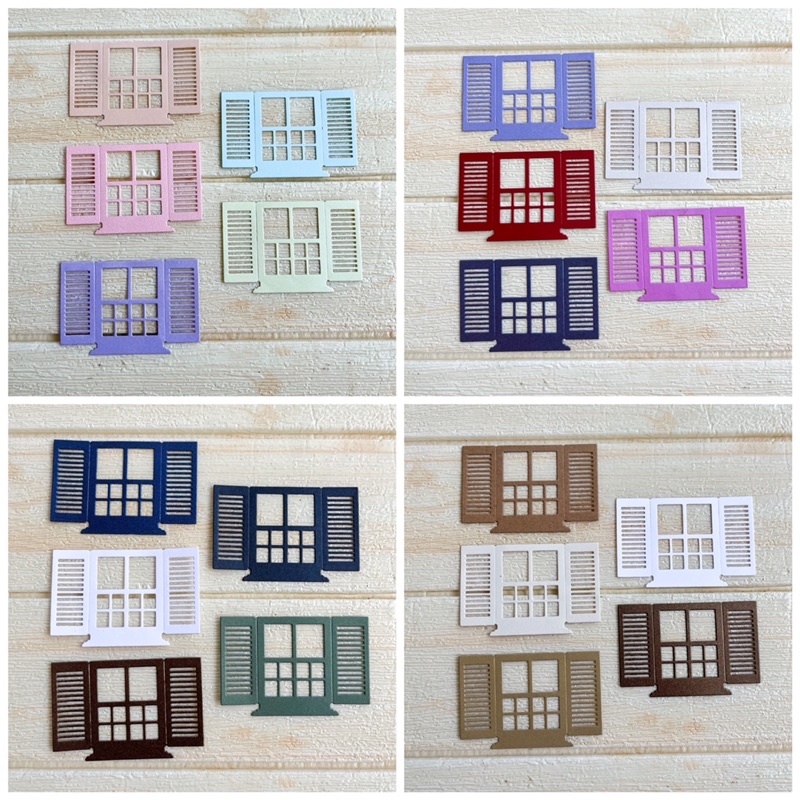 

1 set isi 5pc die cut / cut dies / cut die / dies cut for scrapbook journal journaling bujo window jendela