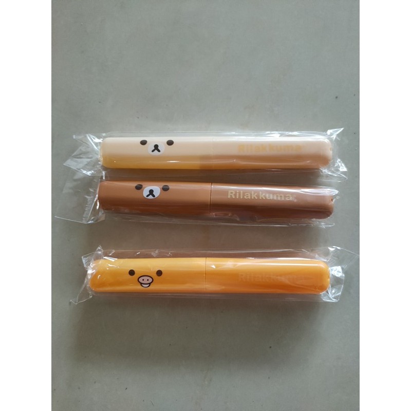 1234OS - TEMPAT SIKAT GIGI TRAVEL LUCU / TEMPAT SIKAT GIGI RILAKUMA MOTIF RILAKKUMA.