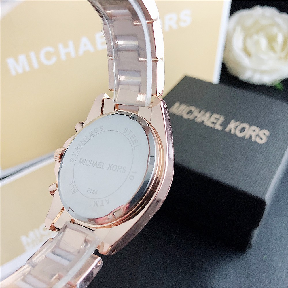 ✅COD MK Michael Kors Jam Tangan Quartz Dengan Strap Keramik Women Ceramics Watch INS Tiktok Hot-7