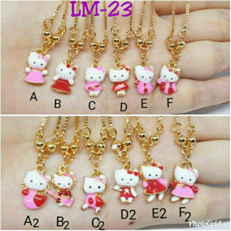 Kalung hello Kitty koye anak uk36cm lapismas ☆K-8☆