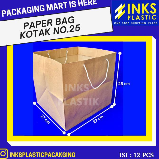

Best Seller] Paper Bag Kotak No.25 ( 12 Pcs )
