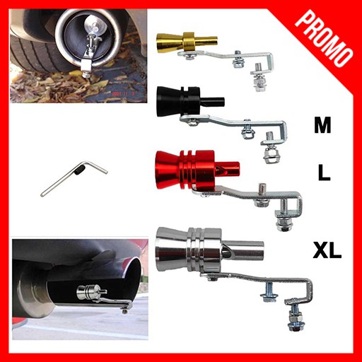 (COD) Banwinoto Penyiul Turbo Palsu Knalpot Mobil Whistler Exhaust Import