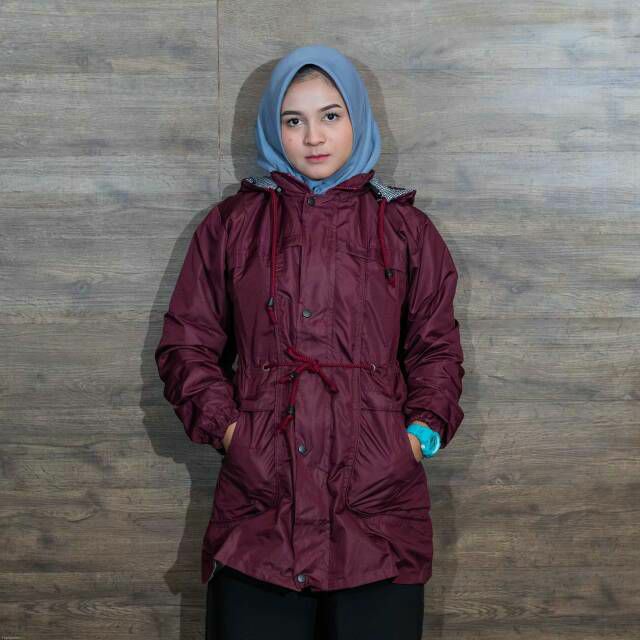 Jaket Parasut Wanita Jaket Parka Wanita Anti Air Jaket Parka Wanita Premium Murah Jumbo Jaket Big Si