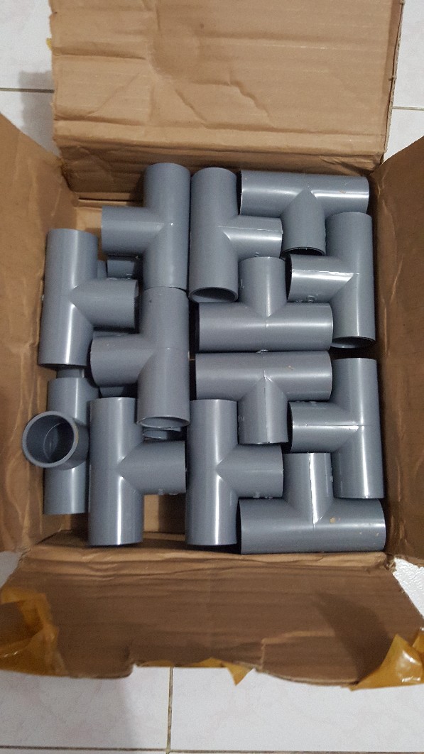 Tee 3/4 T Sambungan Cabang Tiga Pipa Pvc Fitting Pvc Merk Trilliun