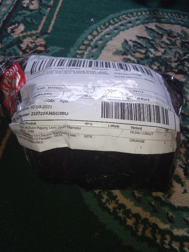 Vom Murah Payung Lipat 25cm Diameter 96cm - 0080