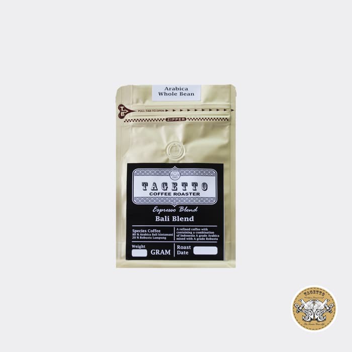 

Espresso Bali Blend 500GR Tagetto Coffee Kopi 80% Arabica 20% Robusta - kkp1218