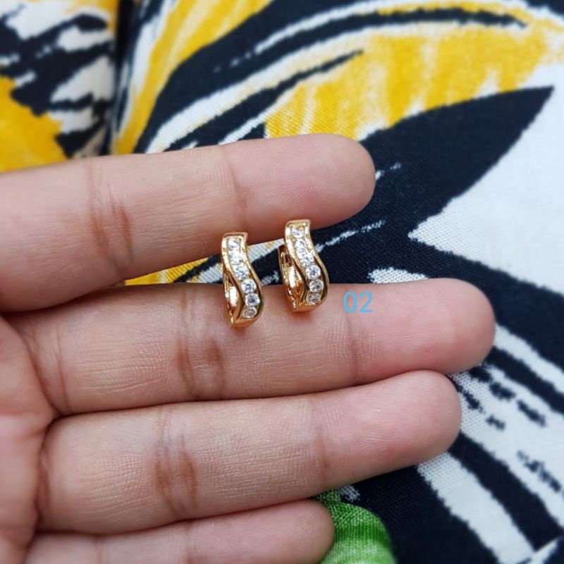 anting titanium asli cantik awet tahan lama