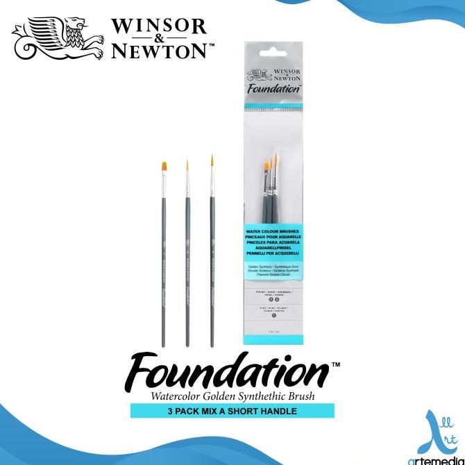 

PROMO Kuas Lukis Winsor & Newton Foundation Set 3 Mix A Golden Brush SH