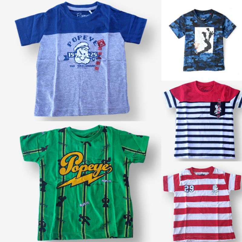 Kaos Lengan Pendek Anak Bayi Laki Laki Popeye