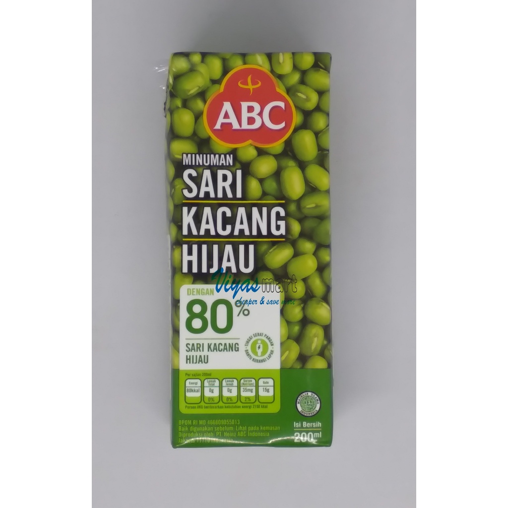 

ABC sari kacang hijau / mung bean 200ml