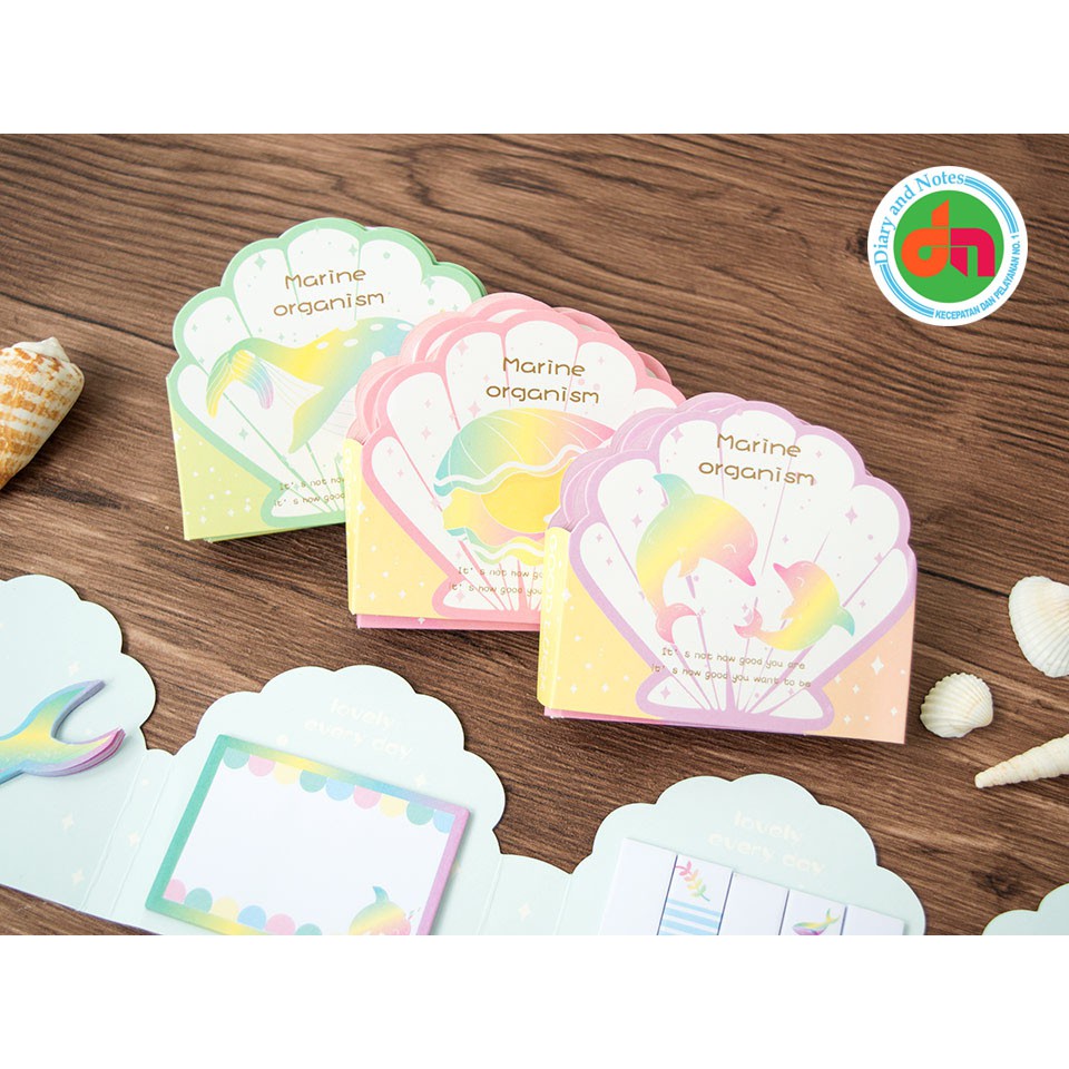

Stationery Sticky Notes Marine Organism Sticky Notes Set Hewan Laut