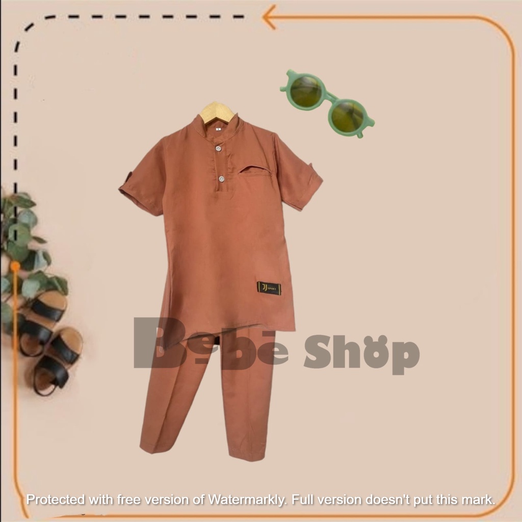 Baju koko anak laki-laki bahan katun usi 1 sampai 12 tahu/baju koko terbaru/baju koko muslim/baju muslim anak laki-laki/baju koko murah