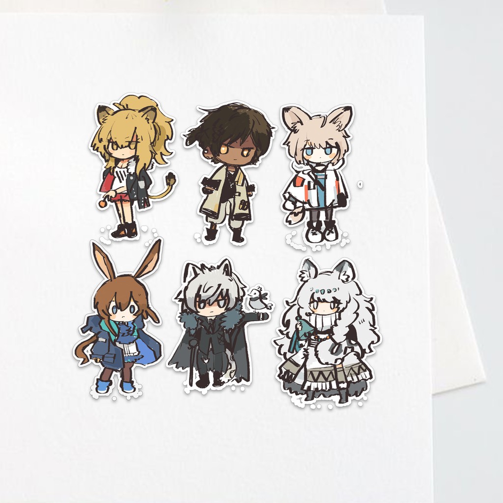 

Sticker Aesthetics Anime | 6pcs