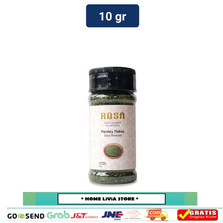 

Rasa Rempah Nusantara Parsley Flakes / Daun Peterseli 10 gr
