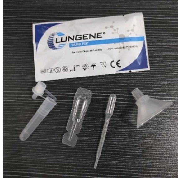 Original Alat Test Swab Antigen Liur /saliva air liur Exp Baru