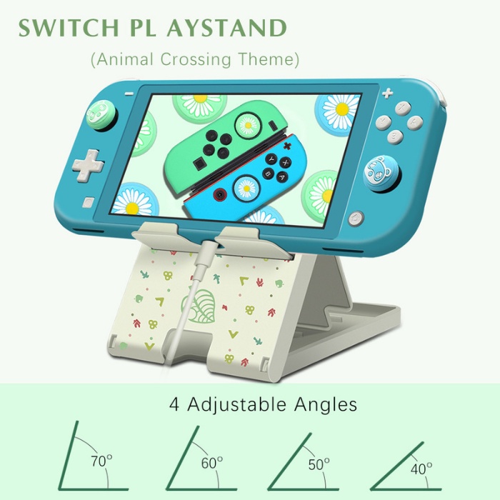 Folding Stand playstand Nintendo Switch OLED V2 Lite Snorlax Pokemon Mario Zelda Kirby Monster Hunter Splatoon Dobe