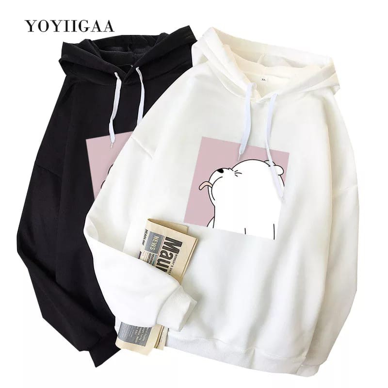 Bess - Sweater Hoodie Murah / Sweater Hoodie Wanita BEAR WK