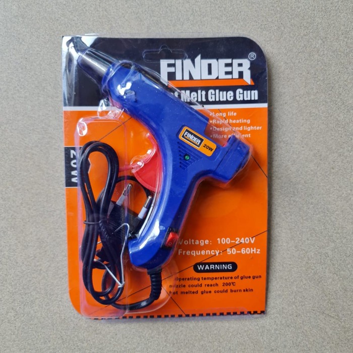 GLUE GUN/TEMBAKAN LEM 20W ON/OFF FINDER