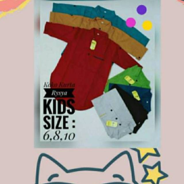 Baju Anak Koko Kurta Rysya 2 - 11 th