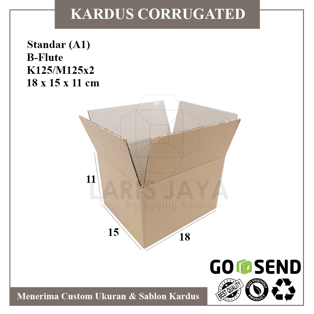 

[KHUSUS INSTANT] Kardus Dus Kerdus Box Karton Kecil Mini 18x15,5x11 Packing Kemasan Online Shop ( Kardus 18 x 15,5 x 11 cm )
