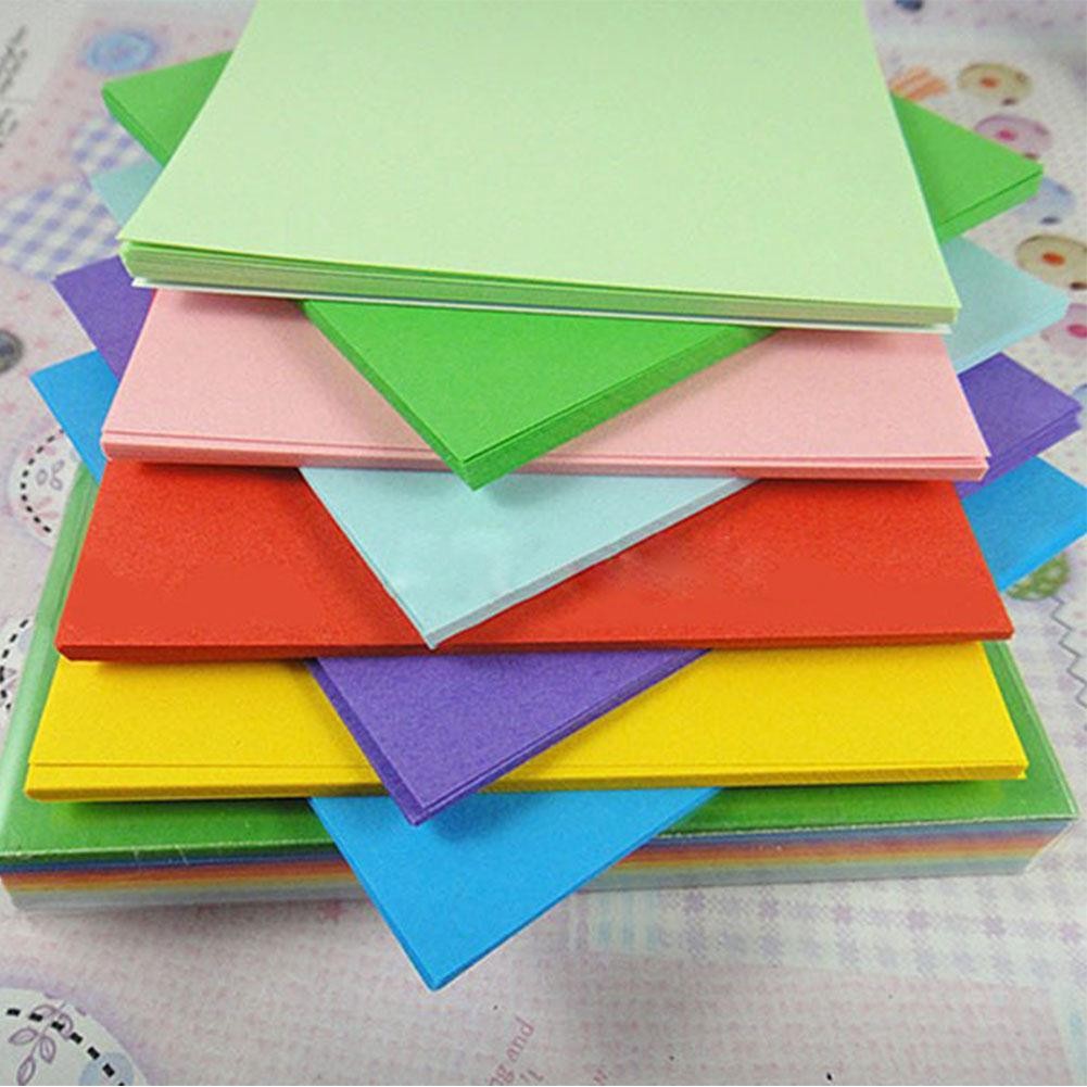 Kertas Origami  Bentuk Kotak  Dua Sisi Ukuran 10cm untuk 