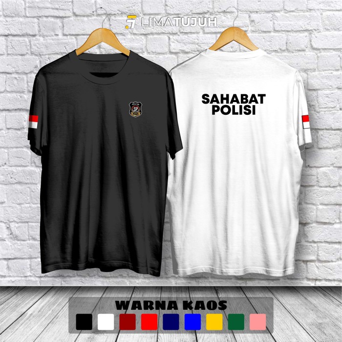 Kaos Sahabat Polisi Logo Baju Distro