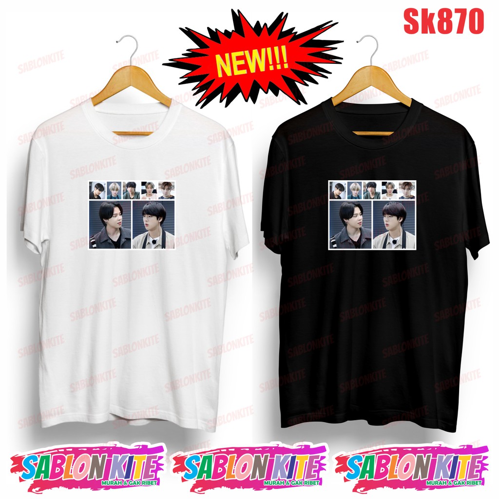 MURAH!!! KAOS KPOP MEMBER KITCHEN UNISEX SK870 COMBED 30S ADA 6 WARNA