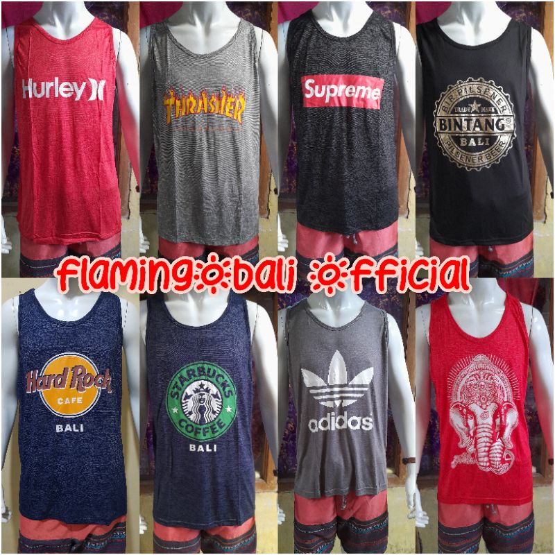 Kaos singlet dewasa | Kaos singlet khas bali | Kaos singlet pria dan wanita | Kaos singlet jumbo