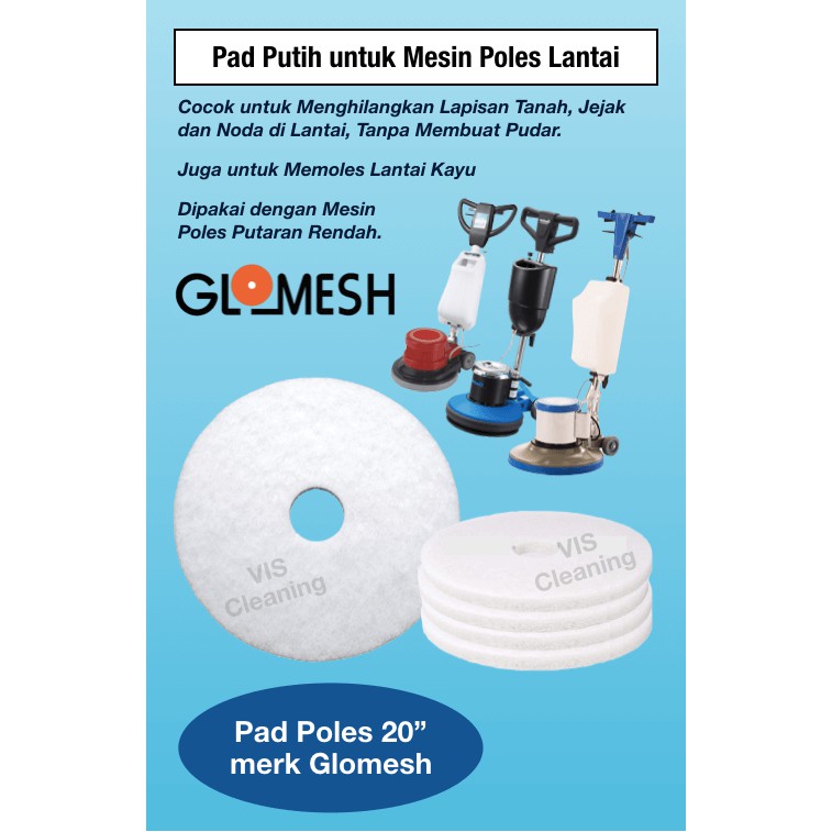 Floor Pad Glomesh 20 Inch (1 box isi 5 )