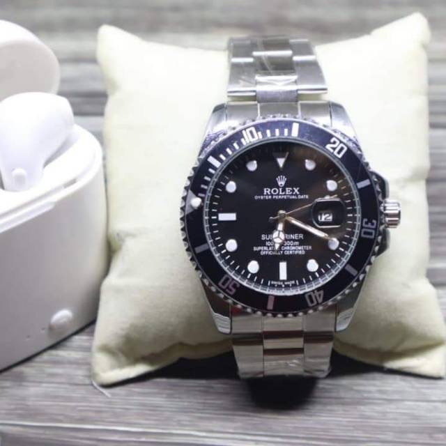 JAM TANGAN RANTAI ROLEX SUBMARINE 4,8CM