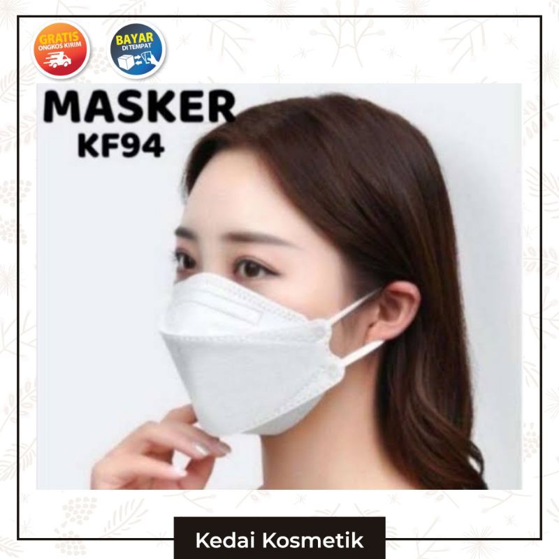 (ACEH) 10pcs MASKER KF94 KOREA HITAM / PUTIH