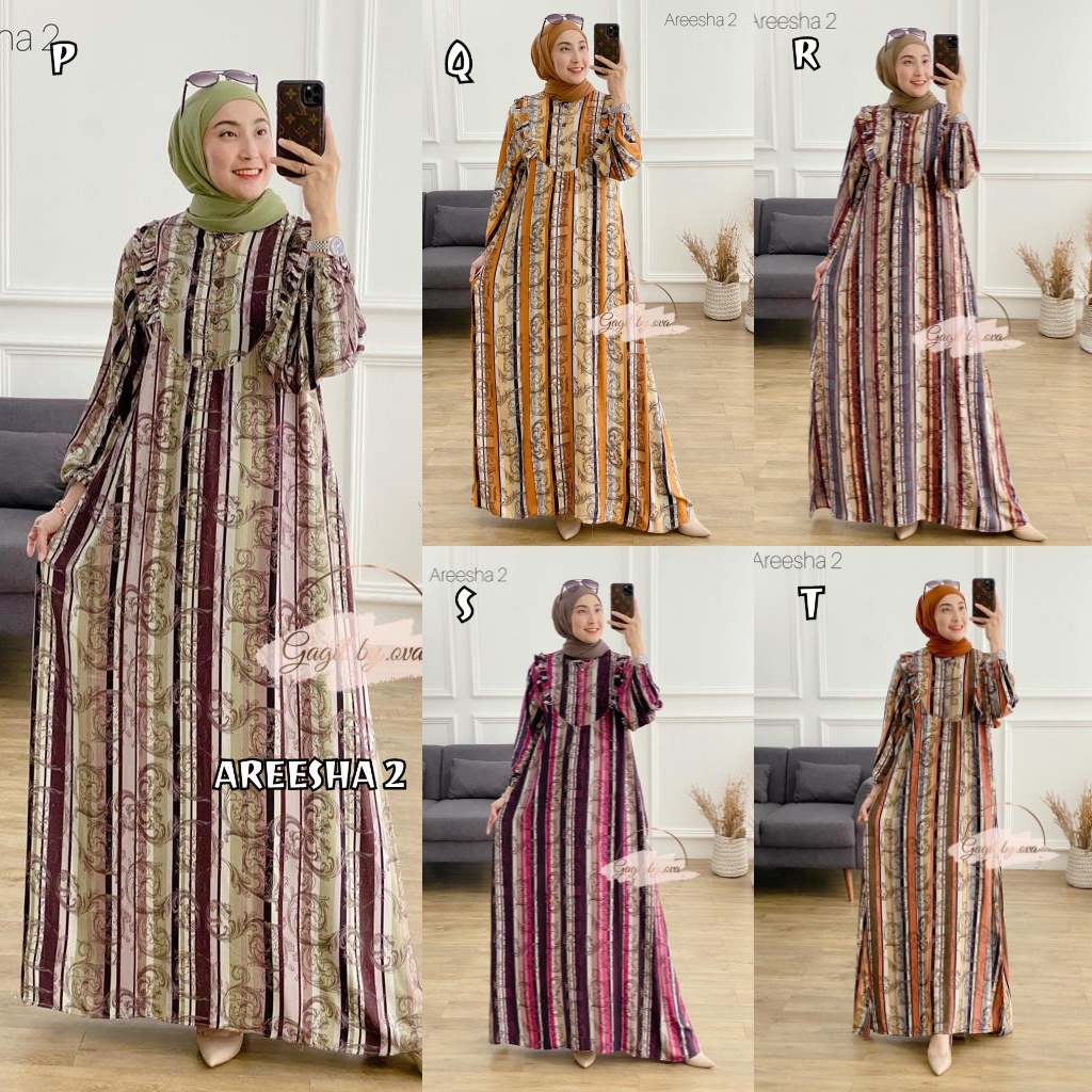 Gamis AREESHA 2 Original by GAGIL FASHION